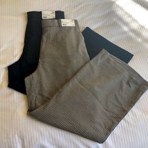 Uniqlo Wide straight legged brushed pants